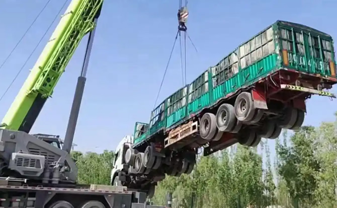 山阳区道路脱困救援案例
